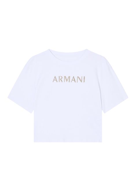 t-shirt cropped con applicazioni ARMANI EXCHANGE | T-shirt | XW001364 AF15085U0002